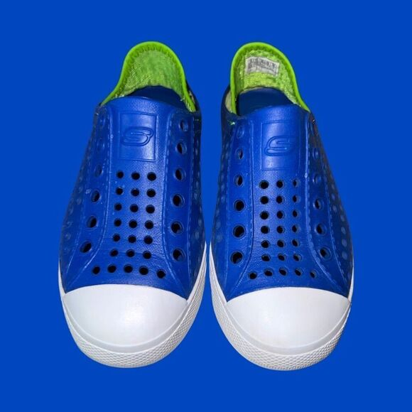 Toddler Little Kid Skechers Foamies Guzman Steps Aqua Surge Size 13 - Picture 2 of 7